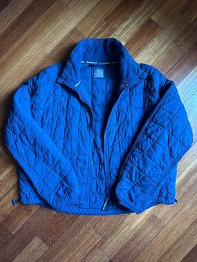 FP Movement by Free People blue quilted puffer jacket
